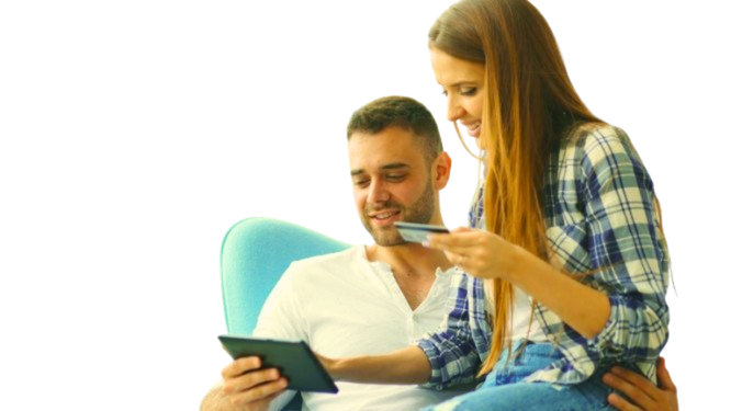 Familia planificando su futuro financiero